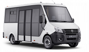 Городской автобус ГАЗель NEXT, оборудованный для перевозки пассажиров с ограниченными возможностями передвижения